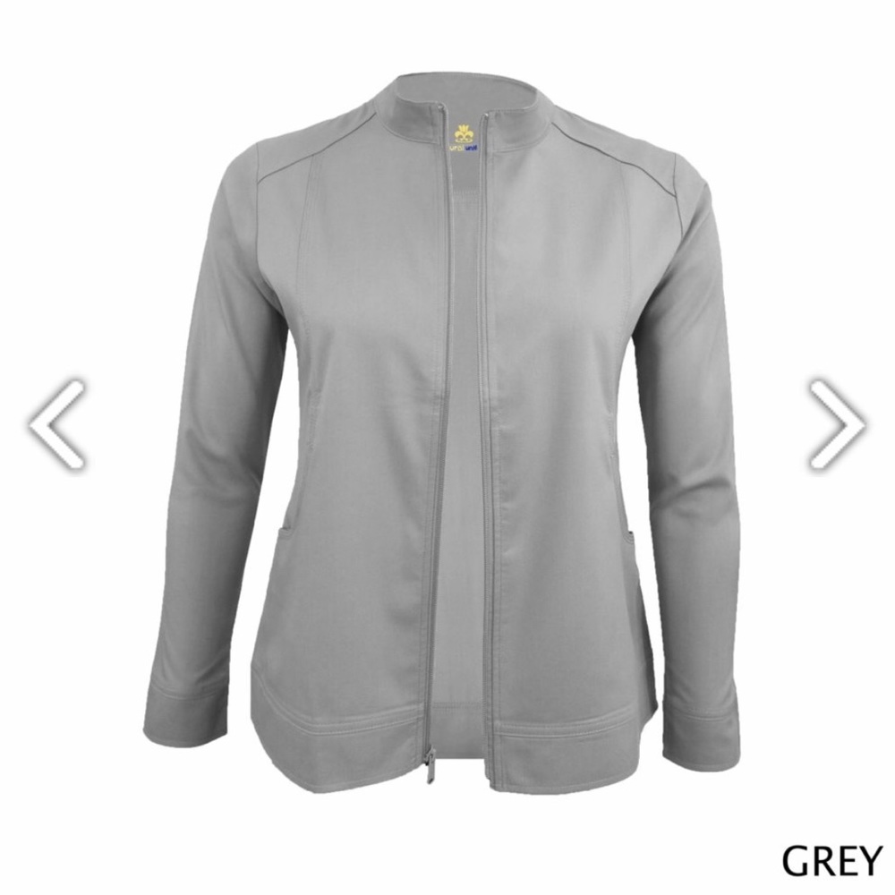 Women Soft Stretch Warm-up Scrub Jacket